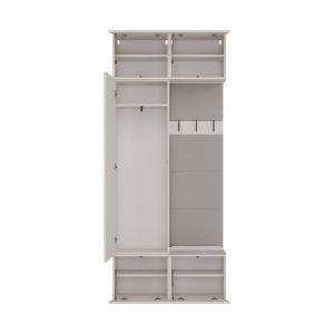 Obrazek Garderoba z szafą i wieszakiem Hamar II 1SZ1W kaszmir beż