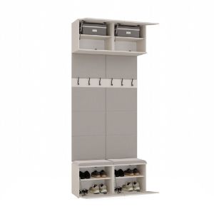 Obrazek Garderoba z podwójnym wieszakiem Hamar II 2W kaszmir beż