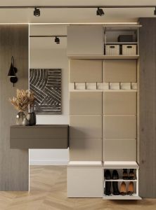 Obrazek Garderoba z podwójnym wieszakiem Hamar II 2W kaszmir beż