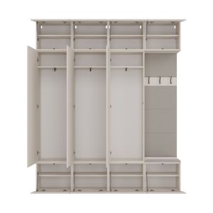 Obrazek Garderoba z wieszakiem Hamar IV 3SZ1W kaszmir beż