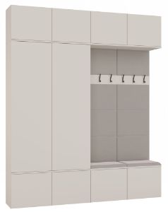 Obrazek Garderoba z podwójnym wieszakiem Hamar IV 2SZ2W kaszmir beż