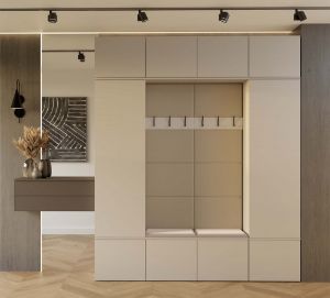 Obrazek Garderoba z podwójnym wieszakiem Hamar IV 2SZ2W kaszmir beż