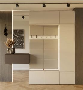 Obrazek Garderoba z podwójnym wieszakiem Hamar III 1SZ2W kaszmir beż