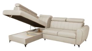 Obrazek Narożnik z funkcją spania Volare prawy beżowy