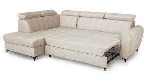 Obrazek Narożnik z funkcją spania Volare prawy beżowy