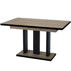 Obrazek Stół rozkładany Appia Black 210 dąb cremona torro