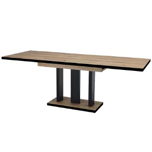 Obrazek Stół rozkładany Appia Black 210 dąb evoke