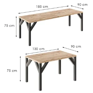 Obrazek Stół rozkładany Baltika-185 dąb evoke