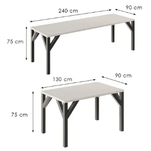 Obrazek Stół rozkładany Baltika-240 kaszmir