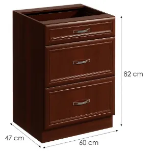 Obrazek Szafka kuchenna Sycylia D60S3 orzech milano