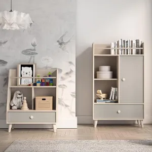 Obrazek Regał Mevel 09 Piasek Pustyni/Szary Pallad