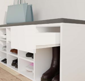 Obrazek Szafka na buty Allin biały