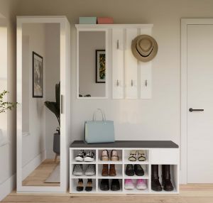 Obrazek Szafka na buty Allin biały