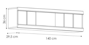 Obrazek Półka wisząca Imperial TYP 61
