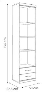 Obrazek Regał z szufladami Imperial 2S TYP 11