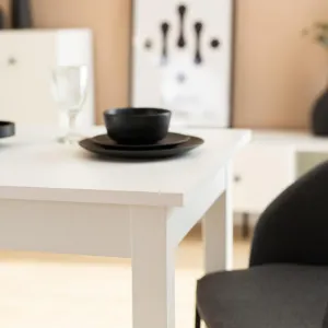 Obrazek Stół Rozkładany Neo 120/160x70 Biały