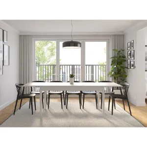 Obrazek Stół Rozkładany Sendi 160/240x80 Biały