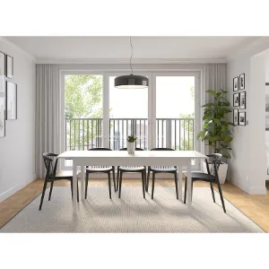 Obrazek Stół Rozkładany Sendi 160/240x80 Biały