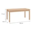 Obrazek Stół Narvik 160x80 Artisan 11013592