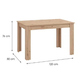 Obrazek Stół Hamar 120x80 Artisan 11013718
