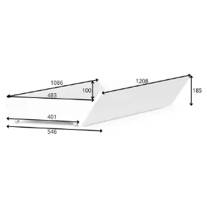 Obrazek Szuflada Do Łóżka Florencja 2 Szt biały