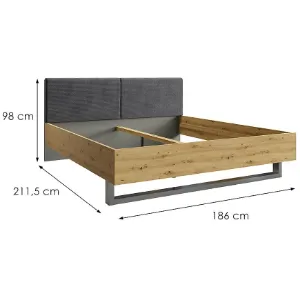 Obrazek Łóżko Rimini 180 dąb Artisan