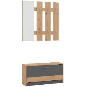 Obrazek Garderoba Rimini Artisan/Grafit 11011705