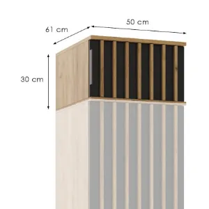 Obrazek Nadstawka Sorento craft złoty/czarny