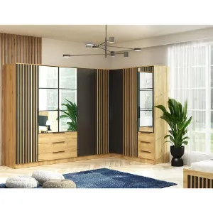 Obrazek Nadstawka Sorento craft złoty/czarny