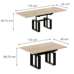 Obrazek Ławostół EMPOLI-170 dąb cremona torro