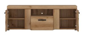 Obrazek Komoda RTV dwudrzwiowa z szufladą Cortina 2D1S CNAF03