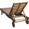 Obrazek Drewniany leżak ogrodowy