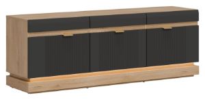 Obrazek Szafka RTV trzydrzwiowa Milton ML01 antracyt