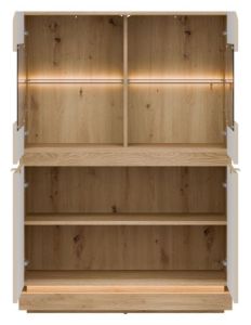 Obrazek Witryna niska czterodrzwiowa Milton ML04 kaszmir