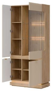 Obrazek Witryna czterodrzwiowa Milton ML06 kaszmir