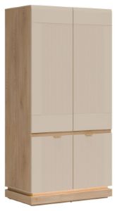 Obrazek Szafa czterodrzwiowa Milton ML08 kaszmir