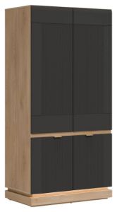 Obrazek Szafa czterodrzwiowa Milton ML08 antracyt