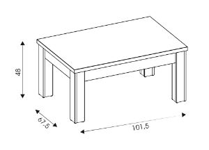 Obrazek Stolik kawowy LA11