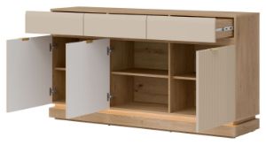 Obrazek Komoda szeroka Milton ML03 z szufladami kaszmir