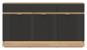 Obrazek Komoda szeroka Milton ML03 z szufladami antracyt