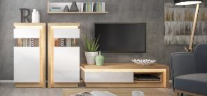 Obrazek Szafka RTV z dwiema szufladami Lyon 2S LYOF01