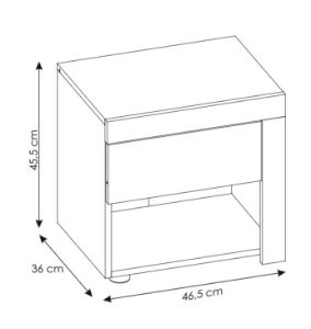Obrazek Szafka nocna prawa Lyon LYOK03P