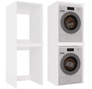 Obrazek Szafka na pralkę i suszarkę Zara Twin biała