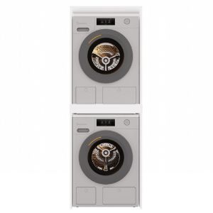 Obrazek Szafka na pralkę i suszarkę Zara Twin biała