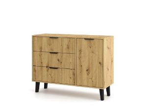 Obrazek Komoda Koni 1D1S Slim dąb artisan