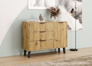 Obrazek Komoda Koni 1D1S Slim dąb artisan
