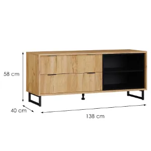 Obrazek Szafka RTV Konor D.Craft Zloty