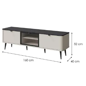 Obrazek Szafka RTV 160 Marly 12 Kashmir/Szary Kamień