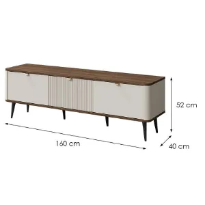 Obrazek Szafka RTV 160 Marly 13 Orzech/Kashmir