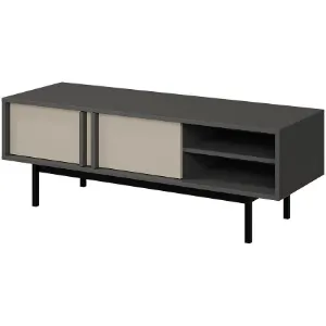 Obrazek Szafka RTV 120 Alsy 10 Beż Jasny/Antracyt